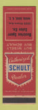 Matchbook Cover - Schult Beatrice Sperr Sales Naval Base SC trailer coach