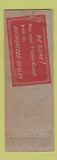 Matchbook Cover - Schult Beatrice Sperr Sales Naval Base SC trailer coach