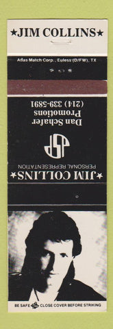 Matchbook Cover - Jim Collins Music Dan Schafer Promotions