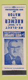 Matchbook Cover - Ed Mike Kremer for Mayor San Bernardino CA