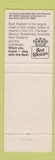 Matchbook Cover - Sands Motel Coffee Shop Best Western San Bernardino CA