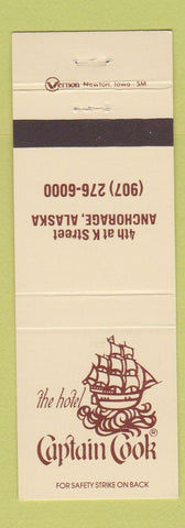 Matchbook Cover - Hotel Captain Cook Anchorage AK