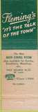 Matchbook Cover - Fleming's Cafeteria St Louis MO