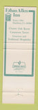Matchbook Cover - Ethan Allen Inn Danbury CT