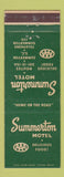Matchbook Cover - Summerton Motel SC