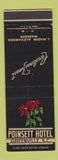 Matchbook Cover - Poinsett Hotel Greenville SC