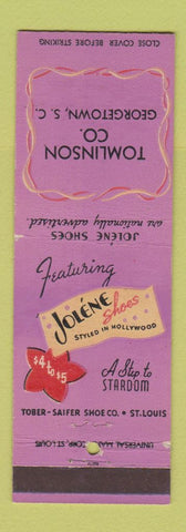 Matchbook Cover - Jolene Shoes Women's Tomlinson Georgetown SC