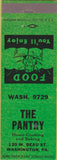 Matchbook Cover - The Pantry Washington PA