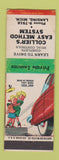 Matchbook Cover - Collier's Easy Method Driving School Lansing MI WEAR