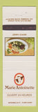 Matchbook Cover - Marie Antoinette Restaurant Canada