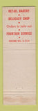 Matchbook Cover - Dagwood's Restaurant Miami Beach FL