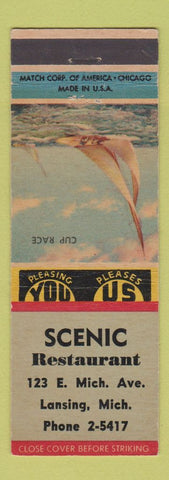 Matchbook Cover - Scenic Restaurant Lansing MI