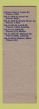 Matchbook Cover - Ed's Refinery Station Lansing MI oil gas