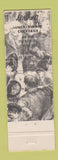 Matchbook Cover - Ten Downing Restaurant San Diego CA WEAR