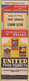 Matchbook Cover - Riley's Market Newport MN canned food WORN