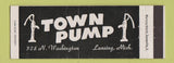 Matchbook Cover - Town Pump Lansing MI WORN Full Length