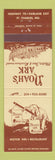 Matchbook Cover - Noah's Ark Motor Inn Restaurant St Charles MO