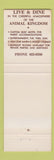 Matchbook Cover - Noah's Ark Motor Inn Restaurant St Charles MO