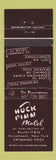 Matchbook Cover - Huck Finn Motel Horseheads NY