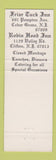 Matchbook Cover - Robin Hood Inn Cedar Grove Clifton NJ