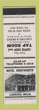 Matchbook Cover - Hotel Wentworth Lansing MI