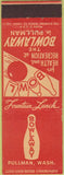 Matchbook Cover - Bowlaway Pullman WA bowling