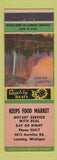 Matchbook Cover - Keeps Food Market Grocery Lansing MI