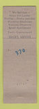 Matchbook Cover - Hack's Key Shop Home Appliance Lansing MI RED