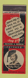 Matchbook Cover - Kitty Davis Cocktail Lounge Chicago IL