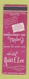 Matchbook Cover - Hotel Robert E Lee San Antonio TX WEAR