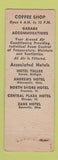 Matchbook Cover - Hotel Robert E Lee San Antonio TX WEAR