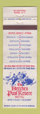 Matchbook Cover - Beeches Paul Revere Motel Rome NY