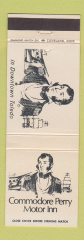 Matchbook Cover - Commodore Perry Motor Inn Toledo OH