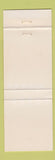 Matchbook Cover - Commodore Perry Motor Inn Toledo OH
