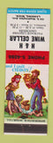 Matchbook Cover - H&H Wine Cellar Lansing MI hillbilly