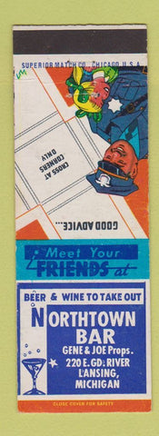 Matchbook Cover - Northtown Bar Lansing MI