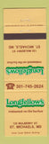 Matchbook Cover - Longfellow's Restaurant St Michaels MD