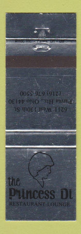 Matchbook Cover - Princess Di Restaurant Parma Heights OH