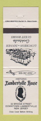 Matchbook Cover - Lambertville House NJ