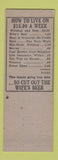Matchbook Cover - H&H Wine Cellar Lansing MI hillbilly
