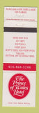 Matchbook Cover - Prince of Wales Hotel Niagara on the Lake ON