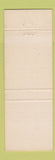 Matchbook Cover - Brunswick Hotel Moncton NB Peter Pan