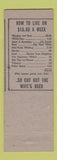 Matchbook Cover - H&H Wine Cellar Lansing MI hillbilly