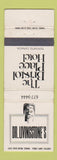 Matchbook Cover - Dr Livingstone's Bristol Palace Hotel Toronto ON