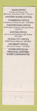 Matchbook Cover - Loyola Federal Savings Loan Baltimore MD Salisbury Easton