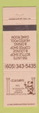 Matchbook Cover - Ceasar's Inn Rapid City SD