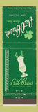 Matchbook Cover - Pat O'Brien's New Orleans LA WEAR