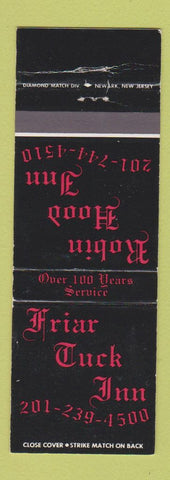 Matchbook Cover - Robin Hood Inn Cedar Grove Clifton NJ