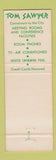 Matchbook Cover - Tom Sawyer Motor Inn Albany Elmira NY