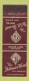 Matchbook Cover - Biltmore Hotel Los Angeles CA San Diego US Grant